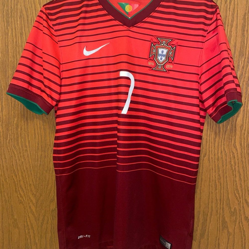 Nike 2014 Men's Portugal Soccer Jersey- Cristiano Ronaldo #7